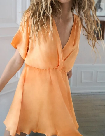 Rochie Zara, portocaliu, M