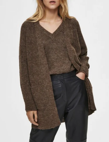 Cardigan Selected Femme, maro, XS Maro