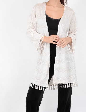 Cardigan Only, crem, M