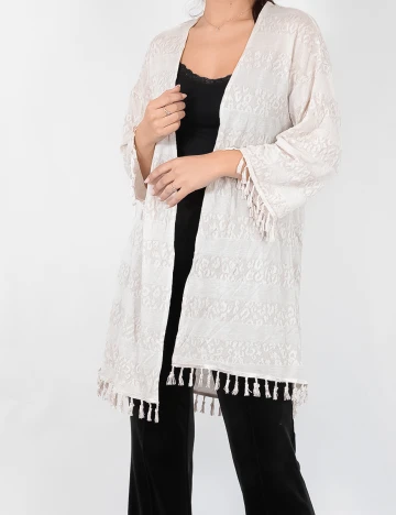Cardigan Only, crem, M
