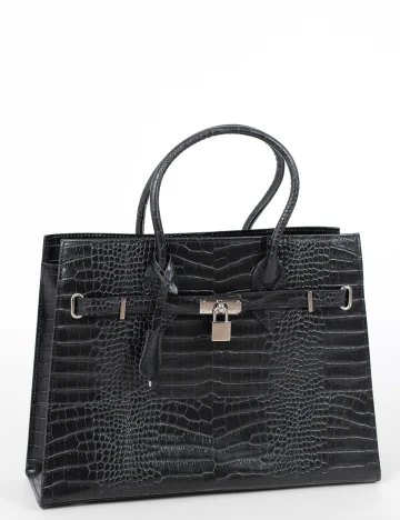 Geanta Giorgio Costa, negru, UNIVERSAL