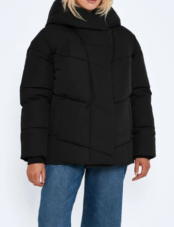 Geaca Noisy May, negru, L Negru