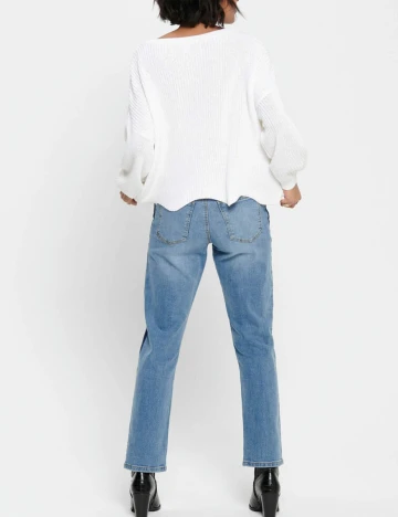 Pulover Only, alb, XS