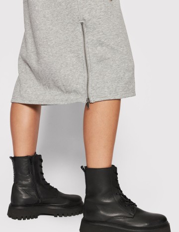 Rochie medie Noisy May, gri