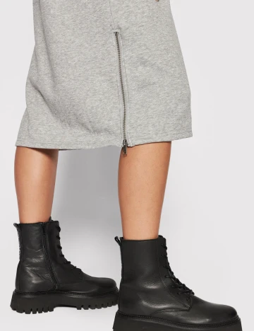 Rochie medie Noisy May, gri