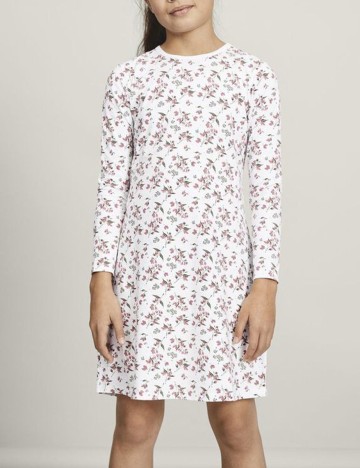 
						Rochie de noapte Name It, alb