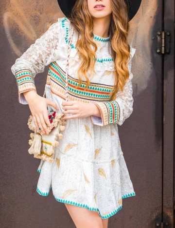 Rochie Savage Culture, crem