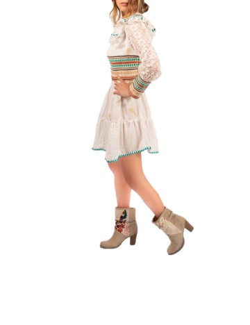 Rochie Savage Culture, crem