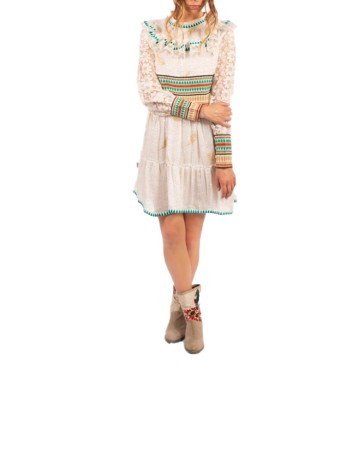 Rochie Savage Culture, crem