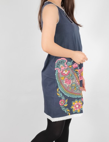 Rochie Savage Culture, albastru, S