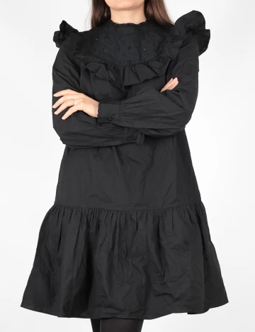 Rochie Pieces, negru, M