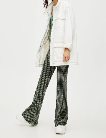 Pantaloni Pull&Bear, verde, L