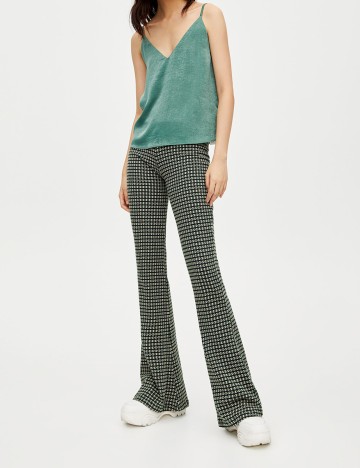Pantaloni Pull&Bear, verde, L