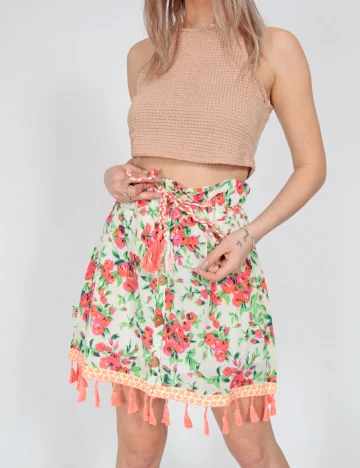Fusta Savage Culture, floral, XL