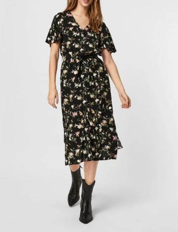 Rochie medie Vero Moda, negru, S