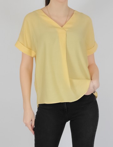 Bluza C&A, galben, 38