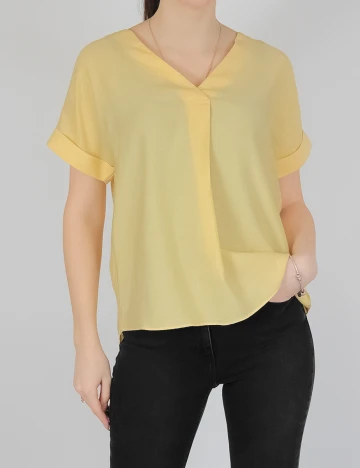 Bluza C&A, galben, 38