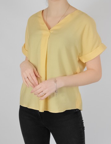 Bluza C&A, galben, 38