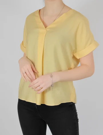 Bluza C&A, galben, 38