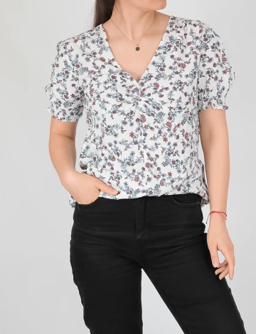 Bluza C&A, alb, 38