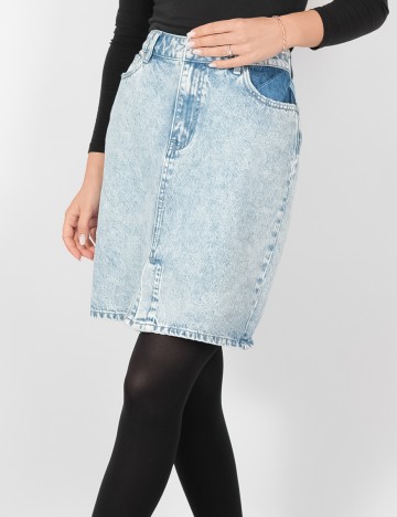 Fusta Only, albastru, 38