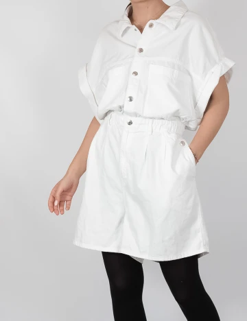 Salopeta Zara, alb, S