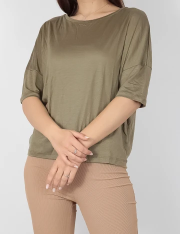 Tricou C&A, kaki, XS