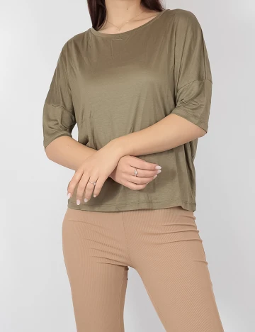 Tricou C&A, kaki, XS