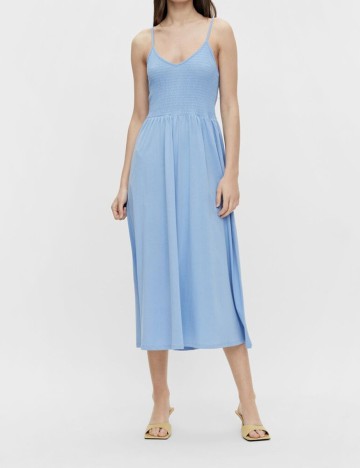Rochie Pieces, albastru, M