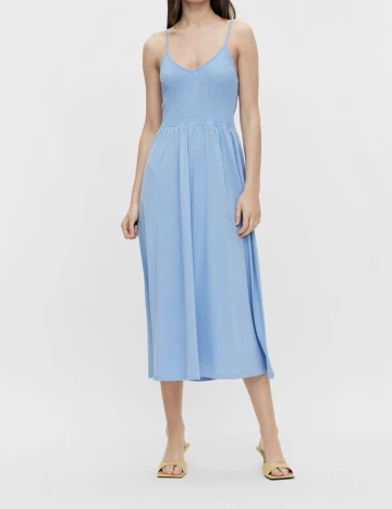 Rochie Pieces, albastru, M