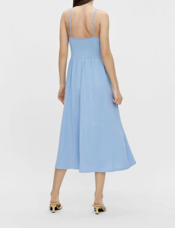 Rochie Pieces, albastru, M