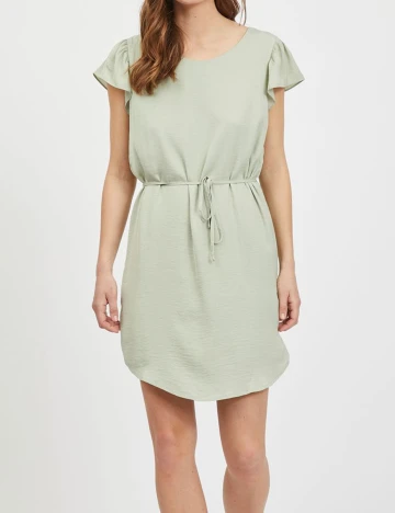 Rochie scurta Vila, verde, XL Verde