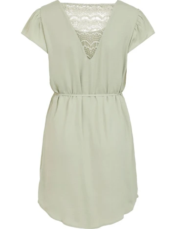 Rochie scurta Vila, verde, XL Verde