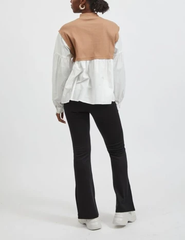 Bluza Vila, alb Alb
