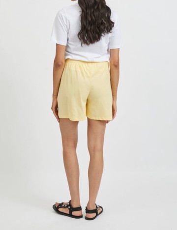 Pantaloni scurti Vila, galben, XS
