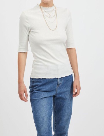 Bluza Vila, alb, M