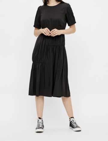 Rochie Pieces, negru, XS