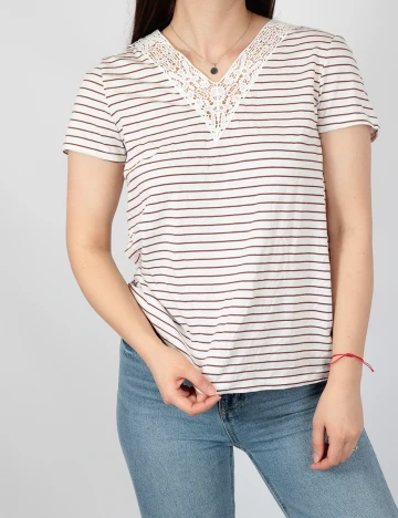 Tricou Vero Moda, alb, M Alb