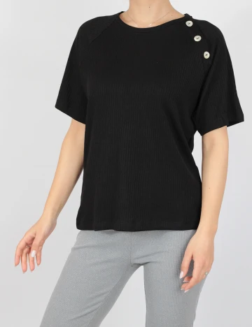 Tricou Vero Moda, negru, L Negru