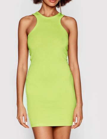 Rochie Noisy May, verde neon, M