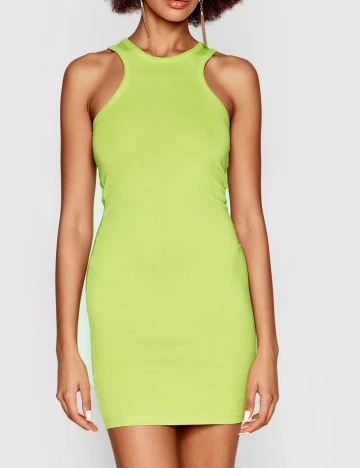 Rochie Noisy May, verde neon, M