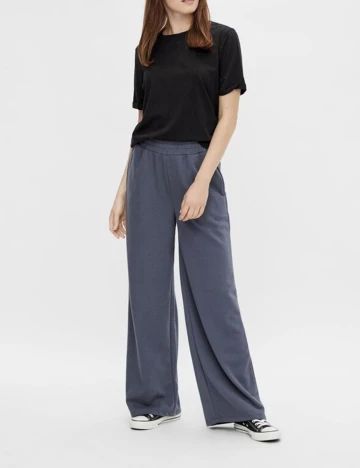 Pantaloni Pieces, albastru, XL