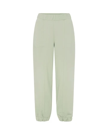 Pantaloni Pieces, verde, M
