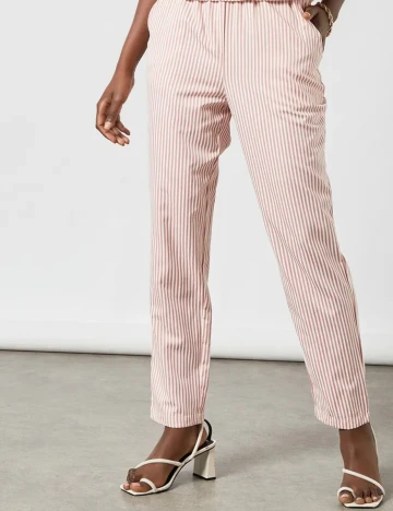 Pantaloni Pieces, roz, M