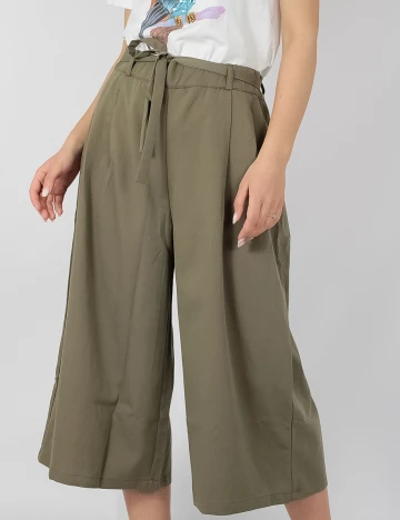 Pantaloni Vila, kaki, 40