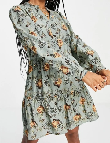 Rochie Object, floral, 42
