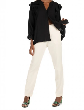 Pantaloni Vero Moda, crem, 36 Crem