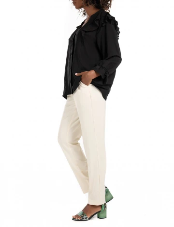 Pantaloni Vero Moda, crem, 36 Crem