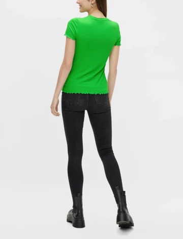 Tricou Pieces, verde, XS Verde