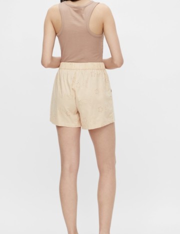 Pantaloni scurti Pieces, galben, L